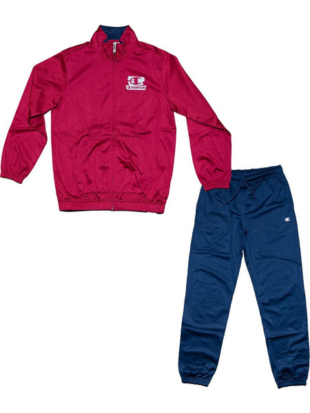 Champion Παιδικό Σετ Φόρμας Μπορντό Navy Μπλε 307264-RS525