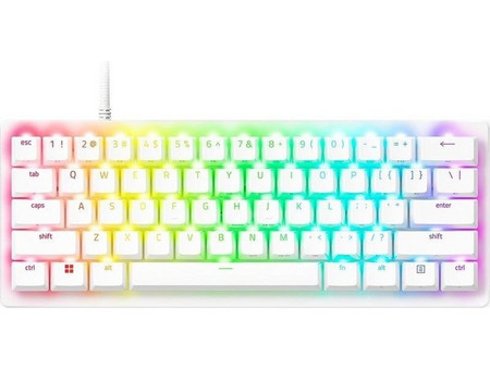 Razer Huntsman V3 Pro Mini Μηχανικό Gaming Πληκτρολόγιο 60% με Razer Analog Optical Διακόπτες RGB White