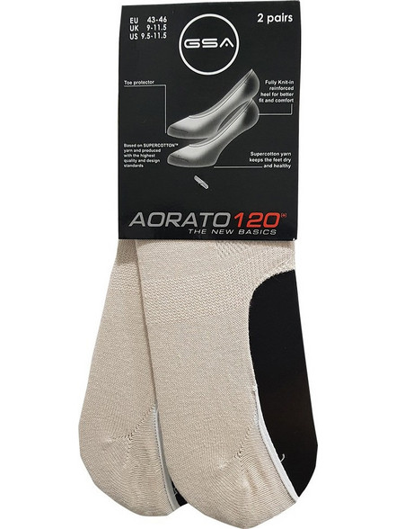 GSA Ανδρικές Κάλτσες Σοσόνια Μπεζ 2Pack 8116072-09