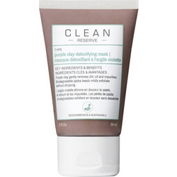 Clean Clean Reserve Purple Clay Detox Κρεμώδης Μάσκα Προσώπου με Άργιλο 59ml