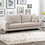 Woodwell TIPO Τριθέσιος Καναπές Ανθρακί 215x88x92cm Ε9506,31