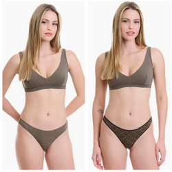Walk Γυναικεία Brazil Χακί 2Pack W2018-39