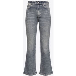 Pinko Britney Ψηλόμεσο Γυναικείο Τζιν Παντελόνι Bootcut Εφαρμογή Καμπάνα Ανθρακί 103860-A22G-PJ8