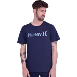 Hurley Ανδρικό Αθλητικό T-Shirt Navy Μπλε AR5484-454