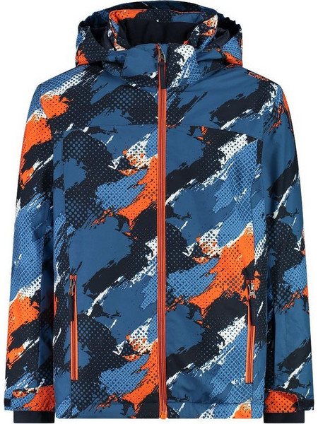CMP Αθλητικό Παιδικό Μπουφάν Χειμωνιάτικο Softshell Αδιάβροχο Αντιανεμικό Navy Μπλε Πορτοκαλί 39W1924-03ZS