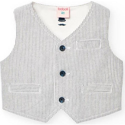 Boboli Παιδικό Γιλέκο με Κουμπιά Γκρι 711357-9543