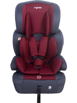 U-Grow UG-301 Κάθισμα Αυτοκινήτου i-Size 9-36kg ISOfix Grey Bordeaux