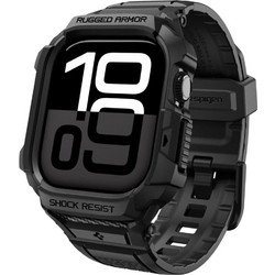 Spigen Rugged Armor Pro 2 Πλαστική Θήκη με Λουράκι για Apple Watch 11 / 10 42mm Μαύρη