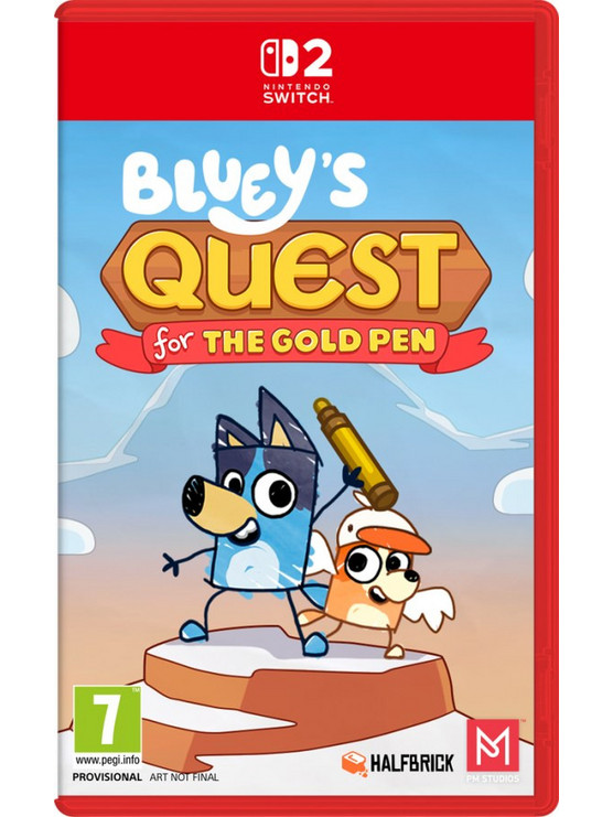 Bluey's Quest For The Gold Pen Key Nintendo Switch 2