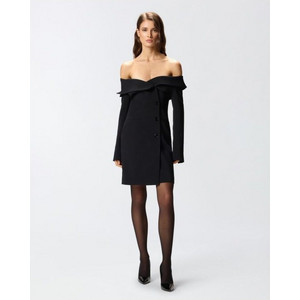 Pinko Mini Φόρεμα για Γάμο / Βάπτιση Μαύρο 106139A304-Z99