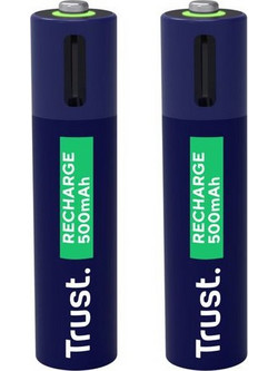 Trust USB-C Rechargeable 500mAh AAA 2τμχ