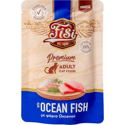 FISI Adult Sterilised Mousse with Ocean Fish 80gr