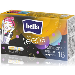 Bella For Teens Regular Ταμπόν για Κανονική Ροή 3 Σταγόνες 16τμχ