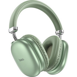 Hoco W35 Max Ενσύρματα & Ασύρματα Bluetooth Ακουστικά Over Ear με Noise Cancelling Πράσινα