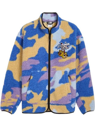 Puma Ανδρική Ζακέτα Fleece με Φερμουάρ Πολύχρωμη 632826-01