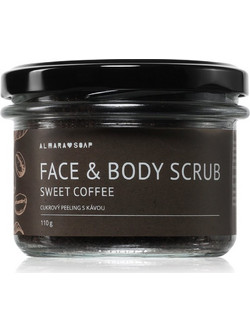 Almara Soap Sweet Coffee Face & Body Scrub 110gr
