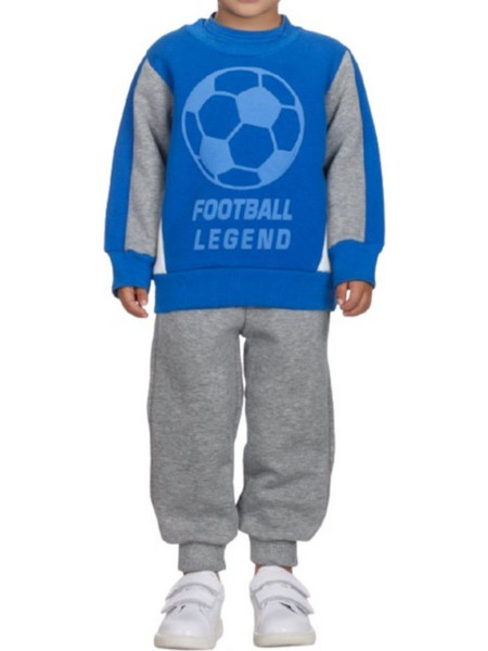 Joyce Παιδικό Σετ Φόρμας Royal Blue Γκρι 2562126
