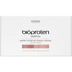 Farcom Hairplex Bioproten Αμπούλες Μαλλιών για Επανόρθωση 12x100ml