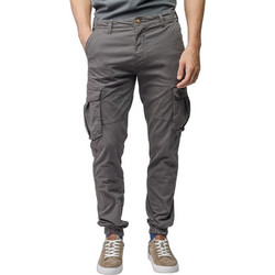 Devergo Ανδρικό Παντελόνι Cargo Joggers Ελαστικό Κανονική Εφαρμογή Ανθρακί 1D25FW1003LP6101-9
