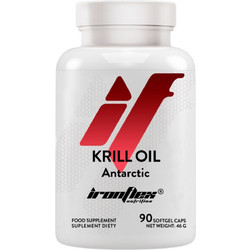 IronFlex Krill Oil Έλαιο Κριλ 500mg 90 Μαλακές Κάψουλες