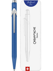 Caran d'Ache 849 Colormat-X Blue Στυλό Διαρκείας 0.7mm Μπλε 233.351829