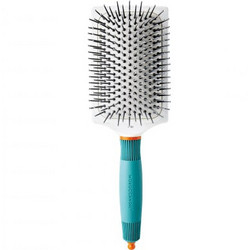 Moroccanoil Ceramic Ionic Paddle Θερμική Βούρτσα Μαλλιών για Ίσιωμα & Ξεμπέρδεμα Τιρκουάζ