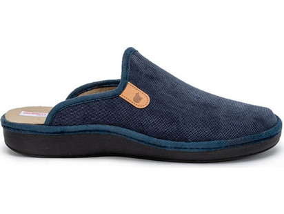 Adam's Χειμερινές Ανδρικές Παντόφλες Navy Μπλε 25505