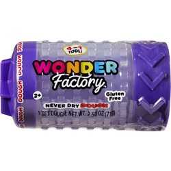 MGA Entertainment Wonder Factory Never Dry Dough Single Pack Purple