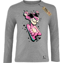 Takeposition Pink Panther Παιδικό T-Shirt Μακρυμάνικο Γκρι 814-1439
