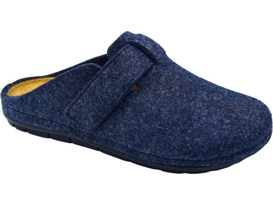 Sunny Χειμερινές Ανδρικές Παντόφλες Navy Μπλε 48016-0482