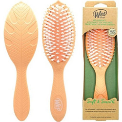 Wet Brush Go Green Coconut Oil Βούρτσα Μαλλιών για Ξεμπέρδεμα Πορτοκαλί