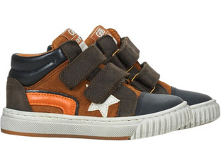 GBB Παιδικά Sneakers Μποτάκια Πορτοκαλί Καφέ AK360-24