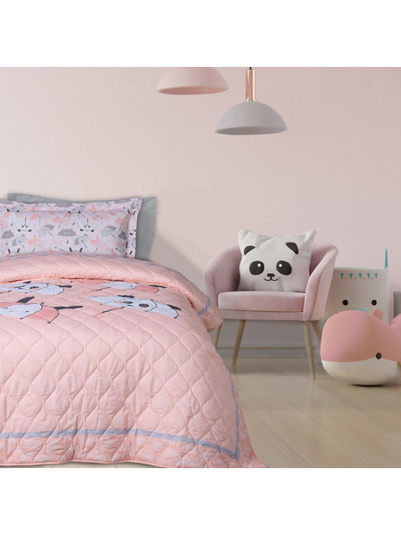 Das Home Παιδικό Κουβερλί Μονό Microfiber 160x220 4878 Ροζ