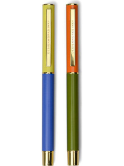 Designworks Colour Block Cobalt & Army Green Σετ Στυλό Διαρκείας Μαύρο 2τμχ DCBS-1013EU