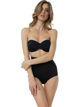 Minerva Κορσές Slip Σύσφιξης χωρίς Ραφές Μαύρος 90-80366-045