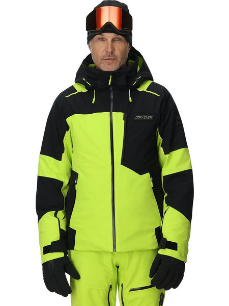 Spyder Leader 2 38SA073514-LIM Ανδρικό Μπουφάν για Ski & Snowboard