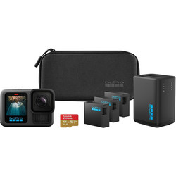 GoPro Hero13 Extended Power Bundle Action Camera 5.3K Υποβρύχια με WiFi και Οθόνη 2.3" Μαύρη