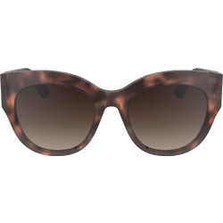 Longchamp LO740S-690 Γυναικεία Γυαλιά Ηλίου Πεταλούδα Κοκάλινα Καφέ με Καφέ Φακό