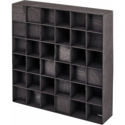 Hofa-Akustik Diffuser 50x50x11cm 2τμχ Μαύρο