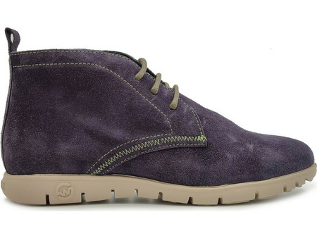 Slowwalk Ανδρικά Μποτάκια Suede Ανθρακί CELANOVAANTRACIT