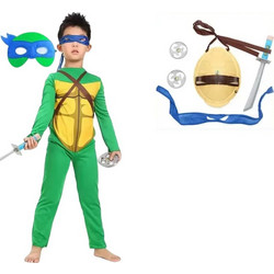 Αποκράτικη Παιδική Στολή Ninja Turtle Raphael Μπλε 72135