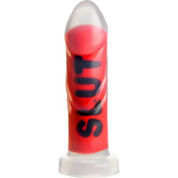 Master Series Slut Ρεαλιστικό Dildo με Βεντούζα 18.5cm Κόκκινο
