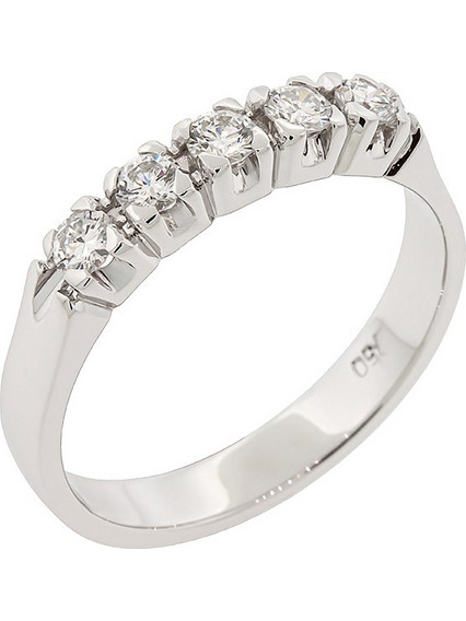Million Diamonds Γυναικείο Δαχτυλίδι Σειρέ Μισόβερο από Λευκόχρυσο 18K με Διαμάντι RL23617