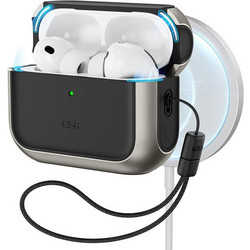 ESR Orbit Halolock MagSafe Θήκη TPU για Apple AirPods Pro 3 Titanium Μαύρη