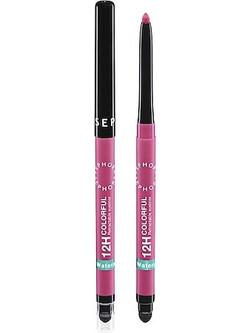 Sephora 12H Colorful 24 Matte Fuchsia Μολύβι Ματιών Αδιάβροχο Μηχανικό 0.3gr