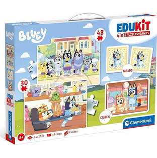 Παιδικό Puzzle Clementoni Bluey Memory & Puzzle 30 Κομμάτια+48 Κομμάτια