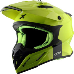 Axor X-Cross Neon Yellow Green Κράνος Μηχανής Motocross 1600gr