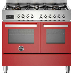 Bertazzoni Italia PRO106L2EROT Κουζίνα Ηλεκτρική με Εστίες Αερίου 99.5cm