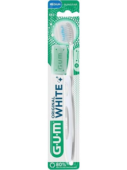 Gum 563 Original White Medium Oδοντόβουρτσα Λευκή