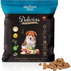 Mediterranean Delicias Puppy Semi-Moist Low Fat & Gluten Free with Meat & Fish 800gr
